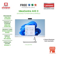 LENOVO IDEACENTRE AIO 3 27IAP7 F0GJ00F7MI ALL-IN-ONE DESKTOP PC (I5-13420H, 8GB RAM, 512GB SSD, MX55
