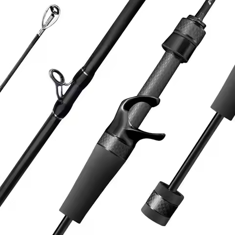 Riveria Ultralight Fishing Rod, BFS Spinning Baitcasting Rod, 40T Carbon Fiber Baitcaster Rod, 2 Pie