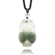 【正佳珠寶】綠幽靈 頂級極淨抹茶幽靈 25g 金錢貔貅 綠幽靈貔貅