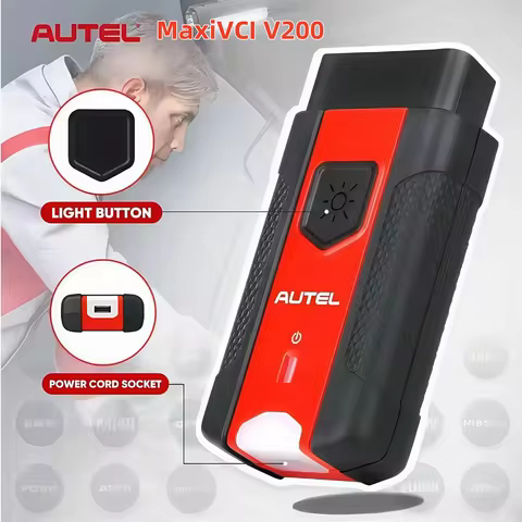 Autel MaxiVCI V200 VCI Compatible Bluetooth Interface Used With Tablets MS906 PRO MS906Pro-TS ITS600