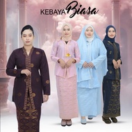 Plus Size 2xl - 7xl |Kebaya Biasa | Baju Kebaya Songket | Cotton 100%   | Raya2025