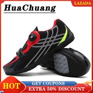 HUACHUANG 2021 New Cycling Shoes for Men and Women Sale MTB SPD Cleats Road Bike Shoes Men Sports Outdoor Bicycle Shoes for Men Cleats Shoes Cleats Shoes Cycling Shoes Mtb Sale Cycling Shoes Mtb Shimano