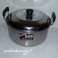 24 cm stainless steel pan | 555 Monaco brand vegetable cooking pot