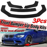 Car Universal Front Lip Chin Bumper Spoiler For BMW E39 E46 E53 E90 E92 E93 E60 E61 E70 X6 E71 X1 Fo