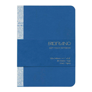 Soft Touch線條筆記本／A5（80張14.8x21）藍色【FABRIANO】 (新品)