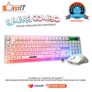 Keyboard Gaming NYK 2 In 1 Mouse Wireless Gaming Keyboard Combo
