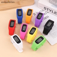 ont  LED Pedometer Bracelet Step Counter Watch 12/24H Time Display Step Counter Watch Silicone Step 