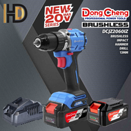 DONGCHENG 20V Cordless Impact Hammer Drill / Brushless Motor / Impact Drill Driver / Impact Screwdriver / DCJZ2060IZ