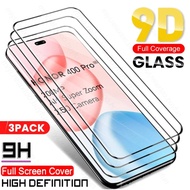 Honor400pro trường hợp 3pcs 9D kính cường lực cong cho honor400 Honor 400 Pro 400pro 5g phim bảo vệ