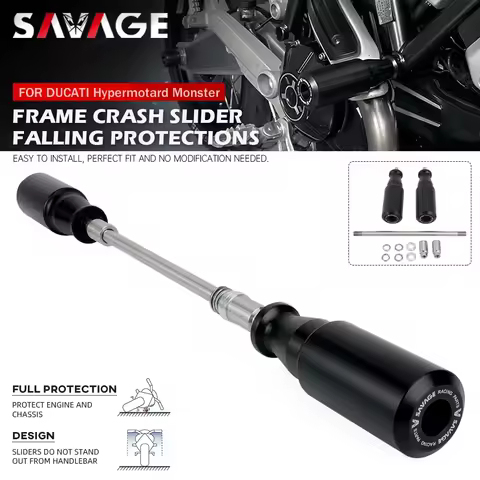For DUCATI Hypermotard 796 821 939 950 1100 Monster 696 796 Multistrada 950 Motorcycle Frame Slider 