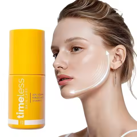20% Vitamin C Serum with Vitamin E Ferulic Acid Orange Collagen Brightening Anti-Aging Hydrating Fac