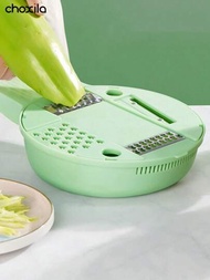 1入廚房用品多功能蔬菜切片器刨花器馬鈴薯切片器刮板刨花器家用