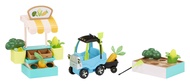 Let’s Go Cozy Coupe Farmers Market Playset with Push and Play Vehicle for Tabletop or Floor Car Fun