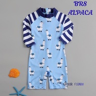 { BR8 } Baby Swimsuit / Unisex Kids Swimsuit Diving Swimsuit Long Sleeve Baby Swimsuit