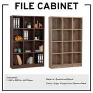 12 Compartment File Cabinet Bookcase Book Cabinet Open Shelf Cabinet