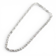 全新狀態 ▲ TIFFANY&Co. Tiffany HardWear 小鏈項鍊，64 鏈節，AG925 純銀，義大利製，重 42 公克，女款。