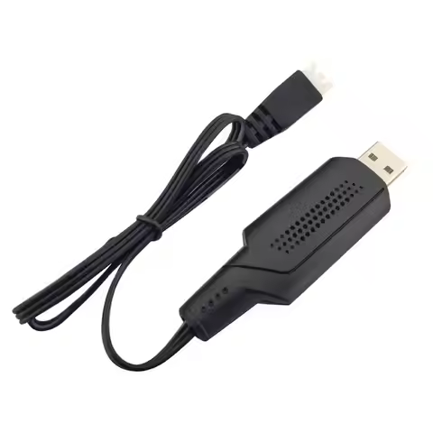 7.4V 2S USB Fast Charger Cable with Overcharge Protection for RC Drones SYMA X8 Series/X6 MJX X600 H