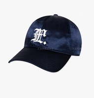 หมวกเบสบอลไหมปักลาย LMC Jennie หมวกทรงกลมปรับได้สำหรับกันแดด หมวกทรงสปอร์ตแบบมีหมวกโค้ง เครื่องประดั