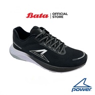 Bata บาจา Power รองเท้ากีฬาวิ่งออกกำลังกาย แบบผูกเชือก มีเทคโนโลยีรองรับน้ำหนักเท้า สำหรับผู้ชาย รุ่น Plazma Impact 500 SS-R สีดำ รหัส 8286823