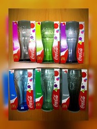麥當勞 可口可樂 玻璃杯 2009年珍藏 絕版 有盒  （一Set 六隻，不散賣）