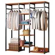 THE Simply Cloth Wardrobe Cabinet Cloth Storage Cabinet Modern Style MDF (L60/90/120 x W30 xH140cm) 