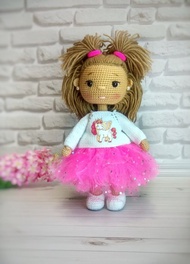 獨角獸服裝娃娃，室內藝術娃娃