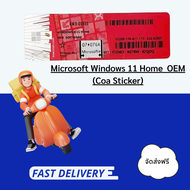 Microsoft Windows 10 home 64 Bit OEM Coa Sticker- ของแท้ by phone