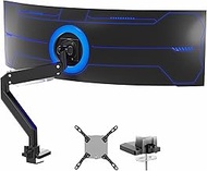 VIVO Heavy Duty Ultrawide Monitor Arm for 57 inch Screens up to 59.4 lbs, Desk Mount TV and Monitor 
