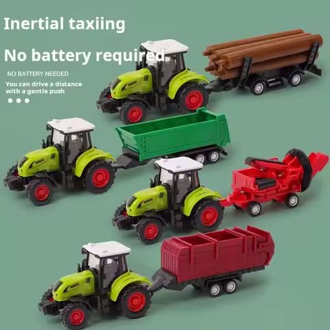 1pcs Simulation Farm Vehicles Mini Car Model Engineering Car Model Tractor Engineering Car Tractor T