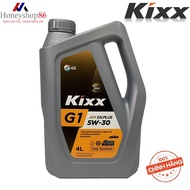 Dầu Nhớt cho xe Động Cơ Xăng Kixx G1 API SN Plus 5W30 4L Can Nhựa Triple Double HONEYSHOP86