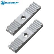 Maccurat DIY GT2 3D Printer Aluminum Block Timing Belt Fixing Piece Tooth Pitch 2mm Clamp 9*40mm For