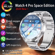 GT4 Plus GPS NFC Smart Watch Men 1.85" Screen Heart rate Bluetooth Call Man Smartwatch 2024