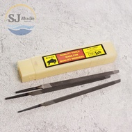 (12 PC) BISON Extra Slim Taper Triangular Saw File 3 3.5 4 5 6 Inch | SJ ABADIE |