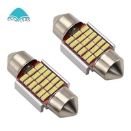 2Pcs C5W C10W 31mm 3014 18SMD Festoon Led Canbus Car Inteiror Bulb License Plate Light 12V