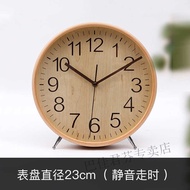 Watch Table Table Table Table Watch Clock Living Room Display Sitting Clock Solid Wood Desktop Clock