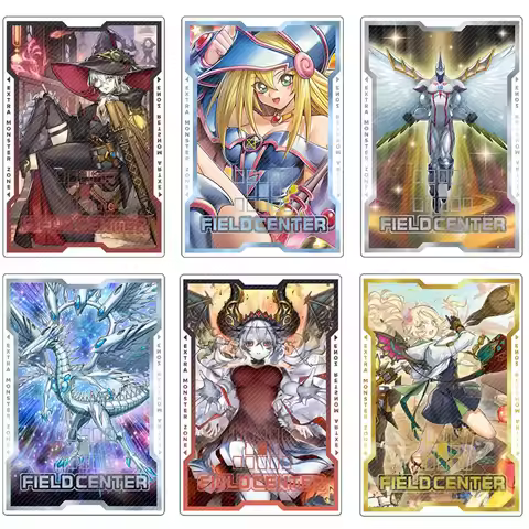 Anime Game Yugioh Card Field Center Cards Dark Magician Girl White Forest Aromage Rosemary Cartesia 