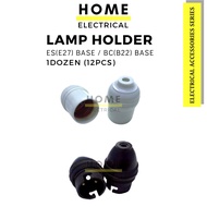 Es Lamp Holder Pemegang Lampu Bulb Holder E27 Holder Tube Holder 12Pcs