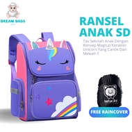 Dream Bags Unicorn DB School Bags 160942 Elementary School Size Girls' Bags - Children's Backpacks