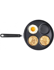 IBILI 406604กระทะเครป4หลุม มีส่งฟรี นำเข้าจากสเปน มาตรฐานยุโรป มีรับประกัน 2 ปี(ใช้กับเตาแม่เหล็กไฟฟ