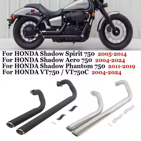 For Honda Shadow Spirit 750 2005-2014 Honda VT750 VT750C VT750C2 VT750C2F 2004-2024 Full System Exha