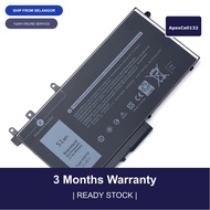 93FTF 5590 Dell E5580 5288 5495 5488 5290 Battery E5590 51Wh 5580 Latitude 5491 5280 E5280 5490 5591