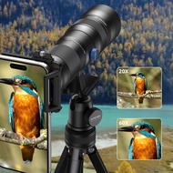 APEXEL HD Zoom Lens 20-60x Telephoto Telescope Lenses High Power Tele for Bird-watching Camping iPho