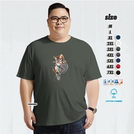 Jumbo Tshirt Big Size T-shirt Men Women XXXL 4XL 5XL 6XL 7XL 2259 - ARMY, POLOS-XS