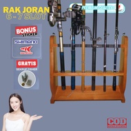 Fishing ROD Holder 6 Slots And 7 Slots ROD STAND/Fishing ROD Rack