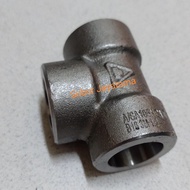 Tee Iron A105 3000psi SW Socket Weld 1 1/4 "Inch DN 32