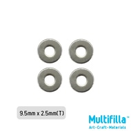 Super Magnet with Centre Hole 4pcs - 9.5mm x 2.5mm(T)