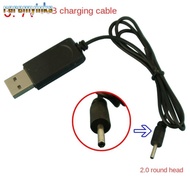 RAREM Lipo Battery Charger Line, ABS Black USB Charger Cable Charger, Portable 3.7V Round Plug Lithi