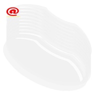 100Pcs Transparent Plastic Hairspray Shield Mask Eye Face Protector Salon Hair Cut Face Protection S