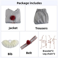 🎉Cosplay🎉  Movie Stephen Kings It Pennywise Cosplay Costume for Adult Kids Clown Halloween Joker Cos