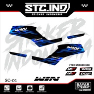 HONDA STRIPING STICKER WIN 100 18HONDA